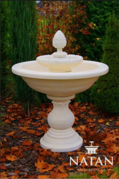 Zierbrunnen Springbrunnen 119cm Skulptur Brunnen Deko Garten Fontaine Teich Neu